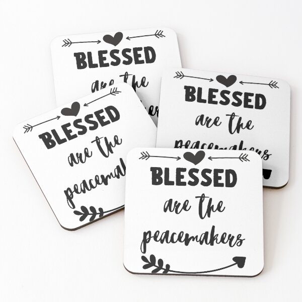 Item preview, Blessed are the peacemakers, bible verse designed and sold by Lorify.