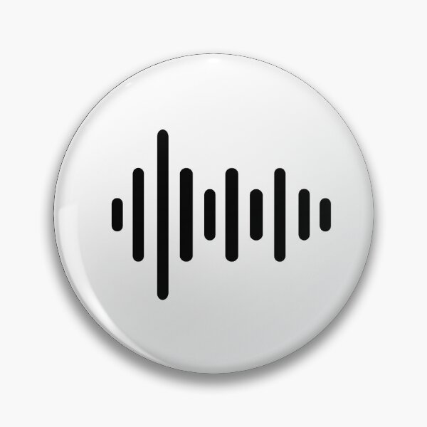 Item preview, Music Waves Volume Circle Simple Design designed and sold by RoJor.