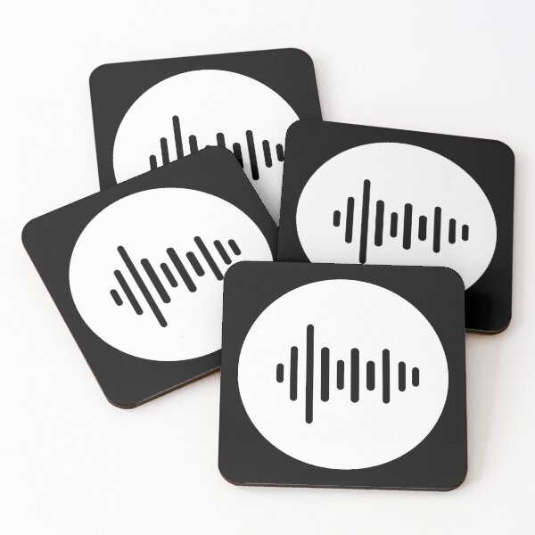 Item preview, Music Waves Volume Circle Simple Design designed and sold by RoJor.