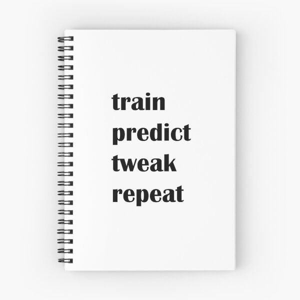 Item preview, train, predict, tweak, repeat! designed and sold by designair.
