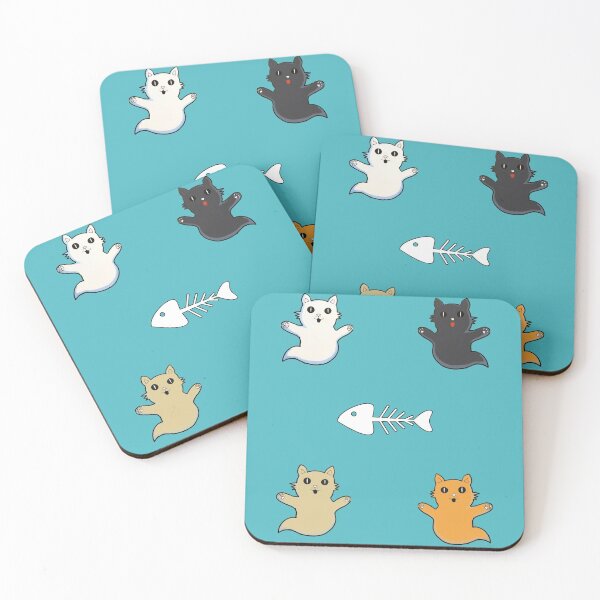 Item preview, Colorful ghost cat pack designed and sold by SidTastic .
