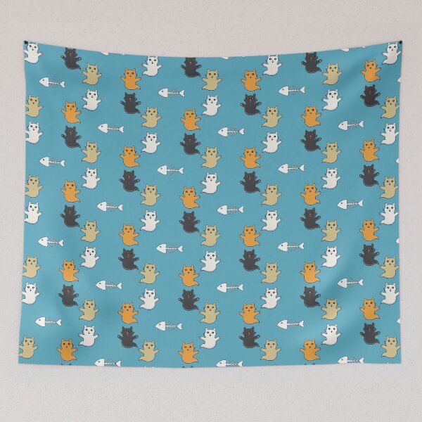 Item preview, Colorful ghost cat pack designed and sold by SidTastic .