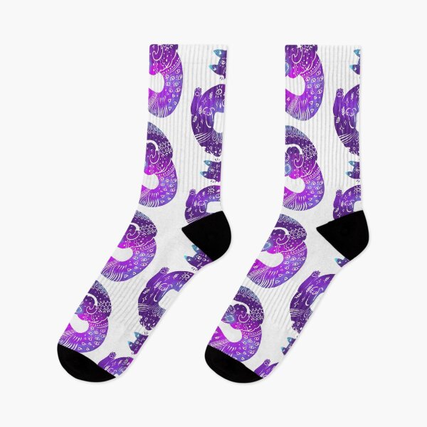 Item preview, infinite purple space cat designed and sold by FokkusuNM.