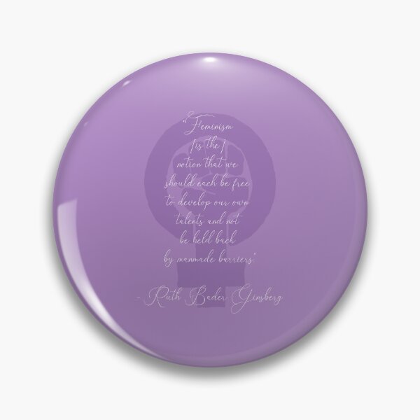 Item preview, RBG Feminism Quote designed and sold by AnnbleBee.
