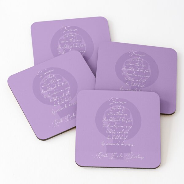 Item preview, RBG Feminism Quote designed and sold by AnnbleBee.