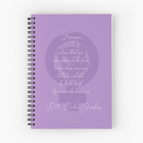Item preview, RBG Feminism Quote designed and sold by AnnbleBee.