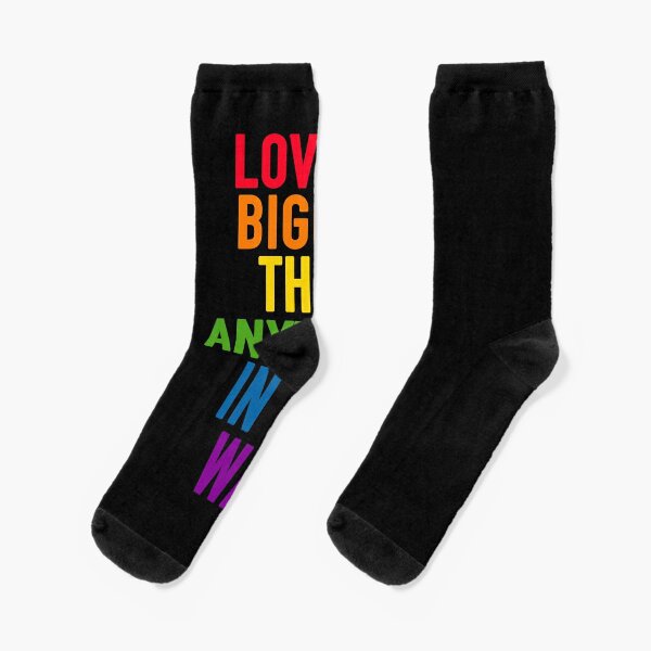 Discover Love Is Bigger Socks