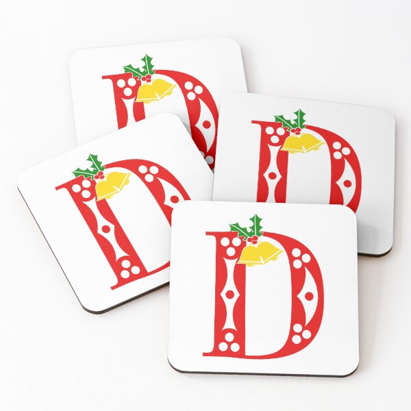 Item preview, Letra del alfabeto decorativo - D inicial - Regalo de Navidad personalizado designed and sold by MonogramHQ.