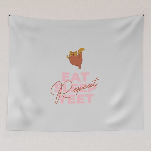 Item preview, Eat Sleep Yeet Repeat designed and sold by Ayurveda Fun Store.