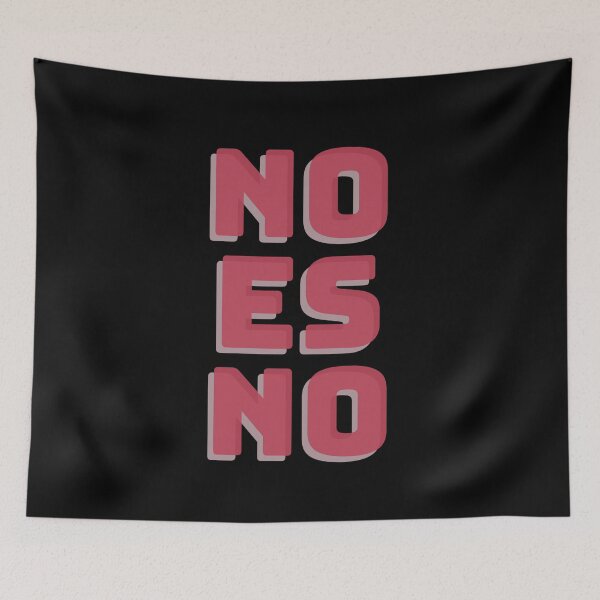 Item preview, No es No (No is No) designed and sold by NoBra-Store.