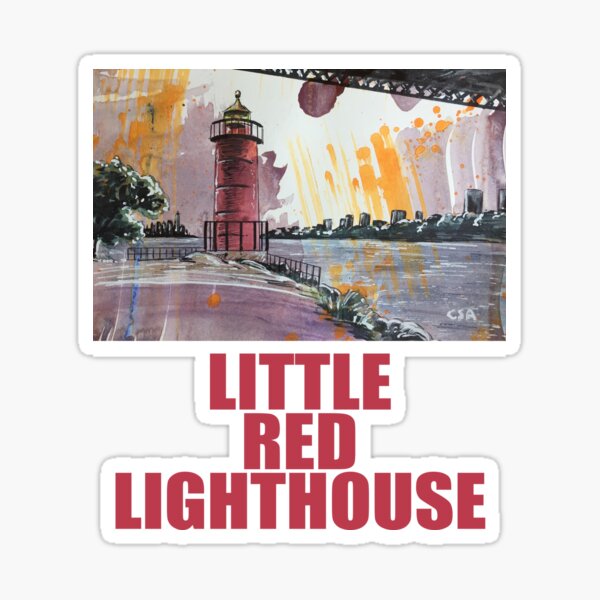 LITTLE RED LIGHTHOUSE Sticker