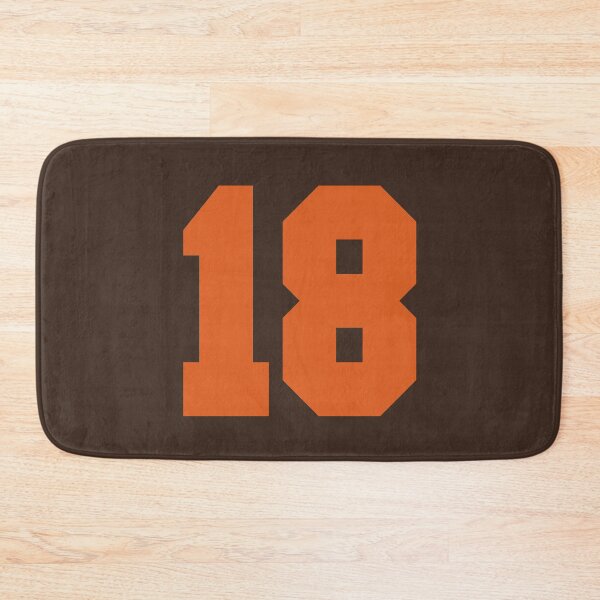 Item preview, 18 Number Cleveland Sports Eighteen Brown Jersey designed and sold by HelloFromAja.