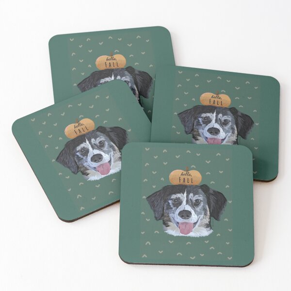 Item preview, Hello Fall Dog designed and sold by buzzcutart.