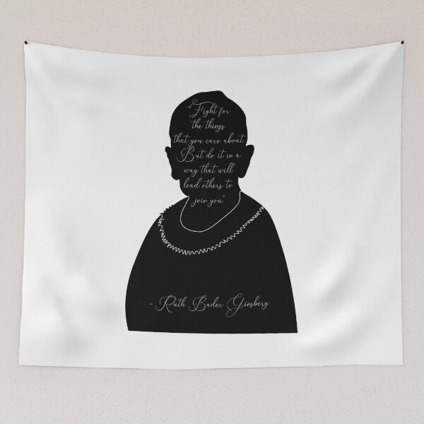 Item preview, RBG Fight Quote designed and sold by AnnbleBee.