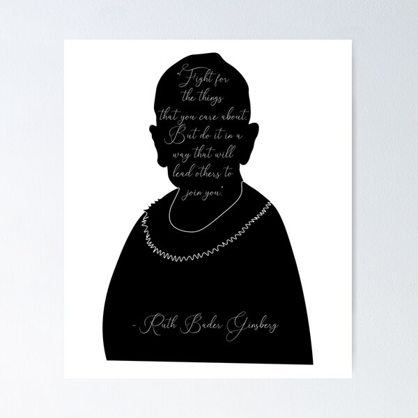 Item preview, RBG Fight Quote designed and sold by AnnbleBee.