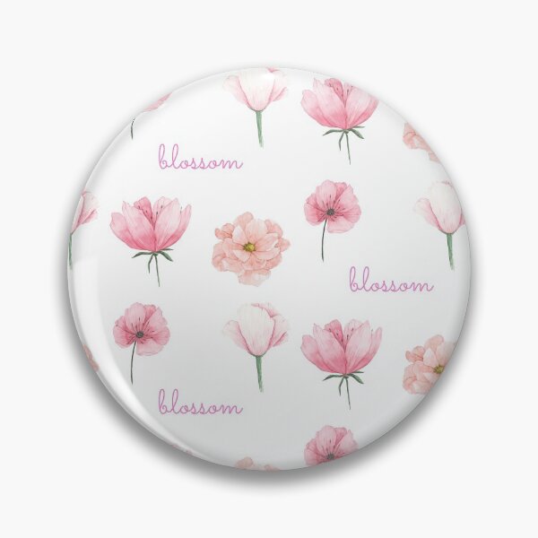 Aperçu de l'œuvre Pack de collection de fleurs chics en aquarelle rose pastel créée et vendue par delinscious.