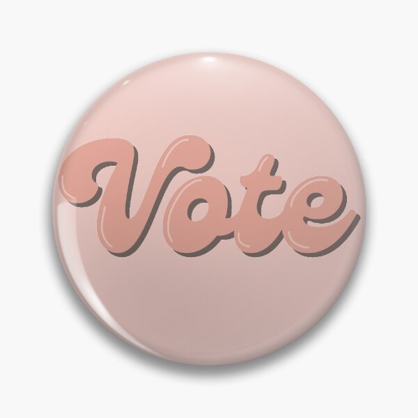 Item preview, Pink Boho Vote Retro Text Sticker designed and sold by cultured.