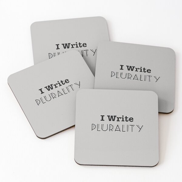 Item preview, I Write Plurality   designed and sold by INKmagine  and Create.