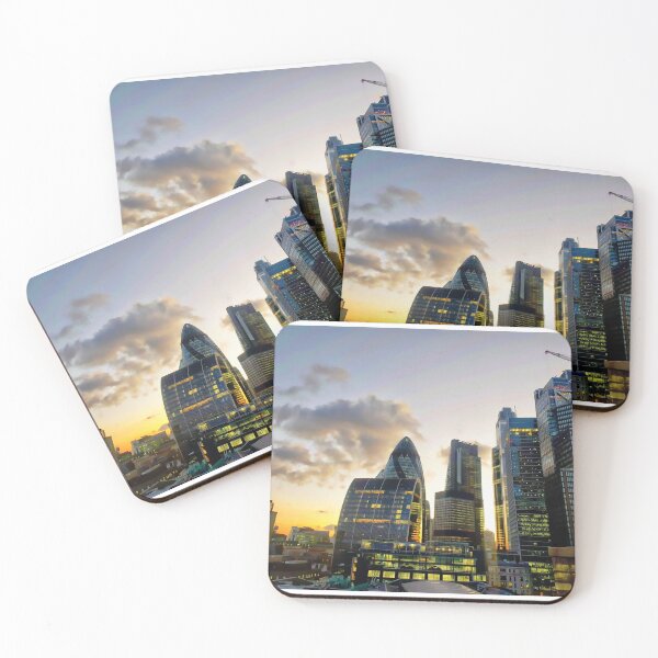 Item preview, Sunset above the city of London designed and sold by PhotoCDesign.