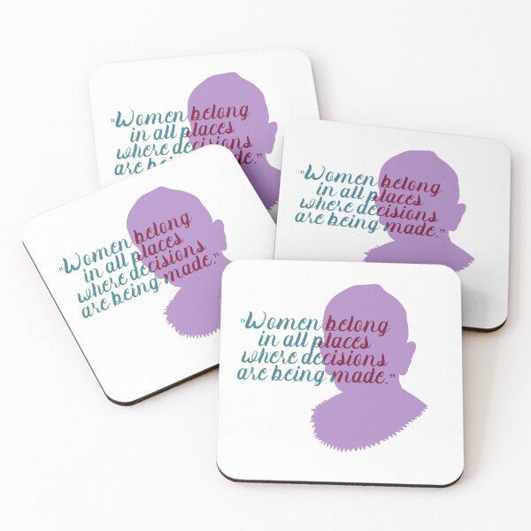 Item preview, RBG Women Belong Quote designed and sold by AnnbleBee.