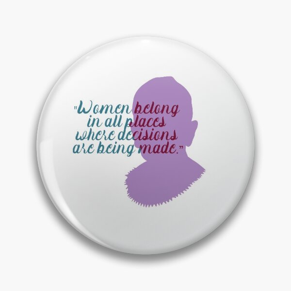Item preview, RBG Women Belong Quote designed and sold by AnnbleBee.