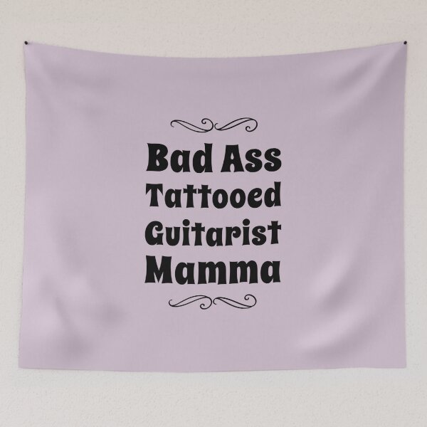 Item preview, Bad Ass Tattooed Guitarist Mamma designed and sold by PetitePeche.