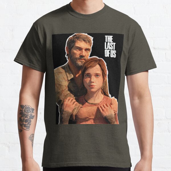 Ellie's Tattoo T Shirt TLOU Video Game Joel Firefly Look For the