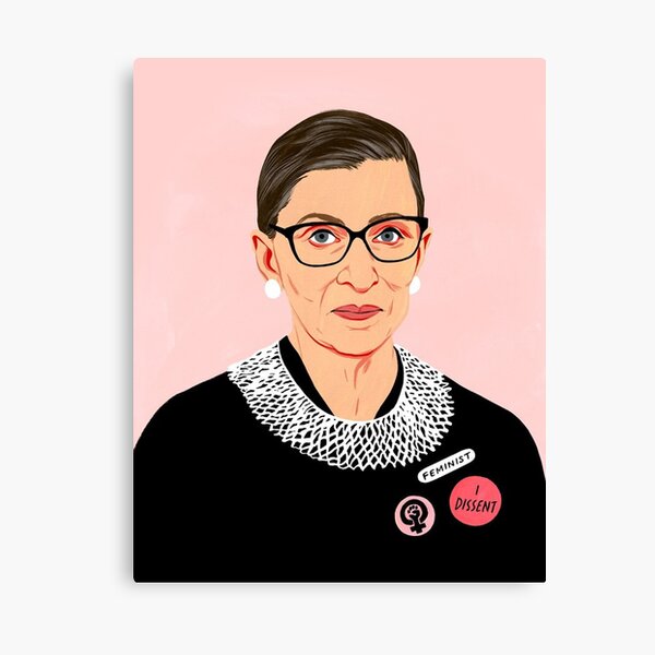 Ruth Bader Ginsburg Canvas Print