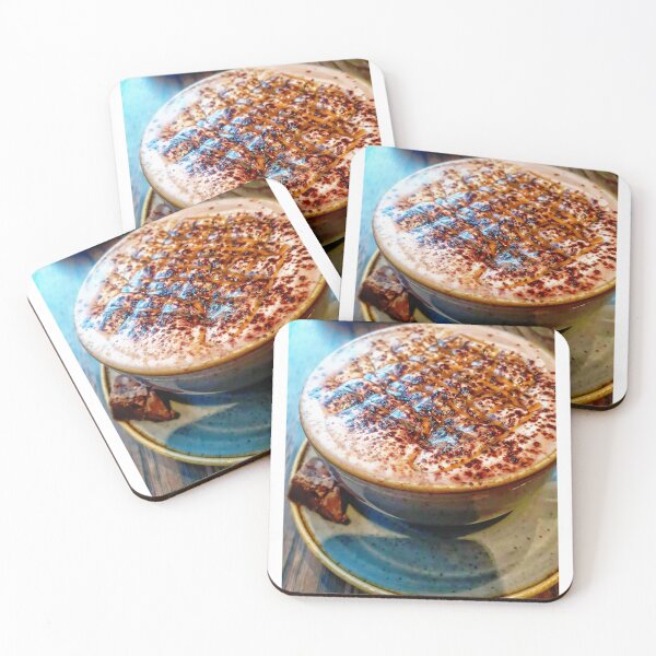 Item preview, A delicious hot chocolate with cream and salted caramel sauce and a brownie designed and sold by PhotoCDesign.