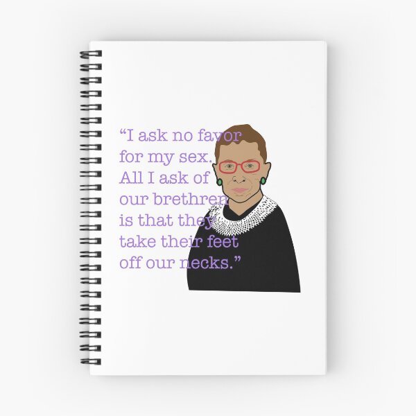 Item preview, RBG Ask no Favor Quote designed and sold by AnnbleBee.