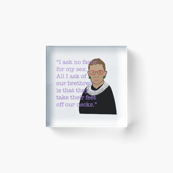 Item preview, RBG Ask no Favor Quote designed and sold by AnnbleBee.