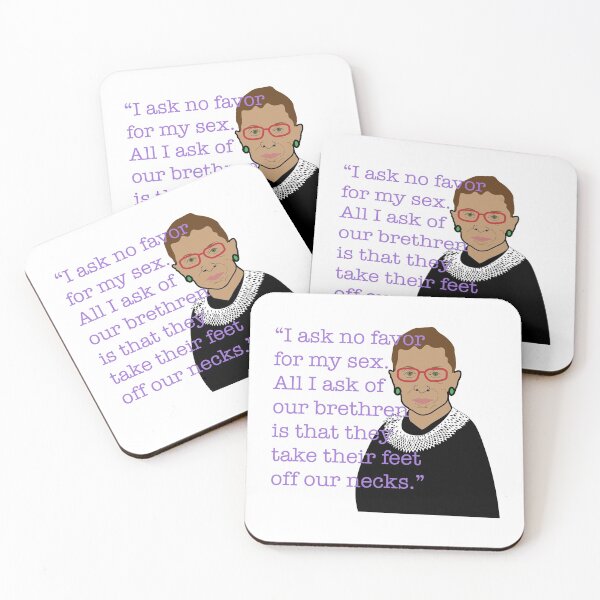 Item preview, RBG Ask no Favor Quote designed and sold by AnnbleBee.