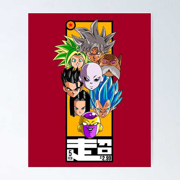 Tournament of Power Dragon Ball Super Poster Wall Decor – Twentyonefox