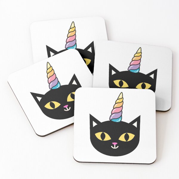 Item preview, Unicat Unicorn Cat Happy Halloween designed and sold by Rabbitti.