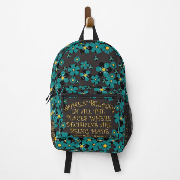 Item preview, Ruth Bader Ginsburg Quote | Women belong in all the places where decisions are made designed and sold by SchlossInspire.
