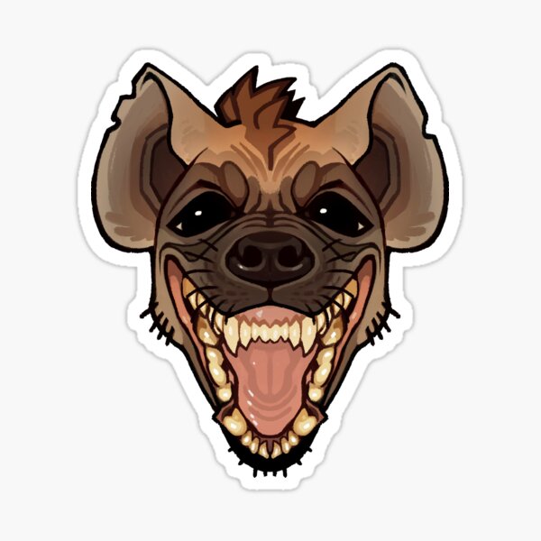 Hyena Sticker