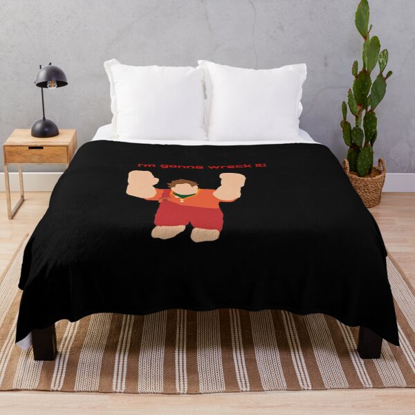 wreck it ralph throw blanket