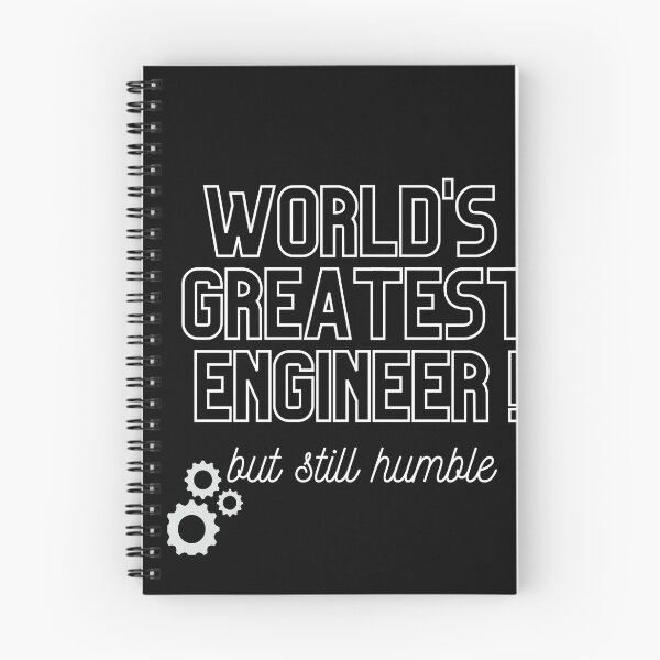 Item preview, World's Greatest Engineer, but still humble (white text) designed and sold by Wanderers'  Arcadia.