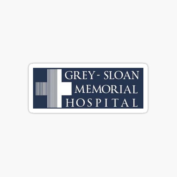 Hospital Memorial Gray-Sloan Pegatina