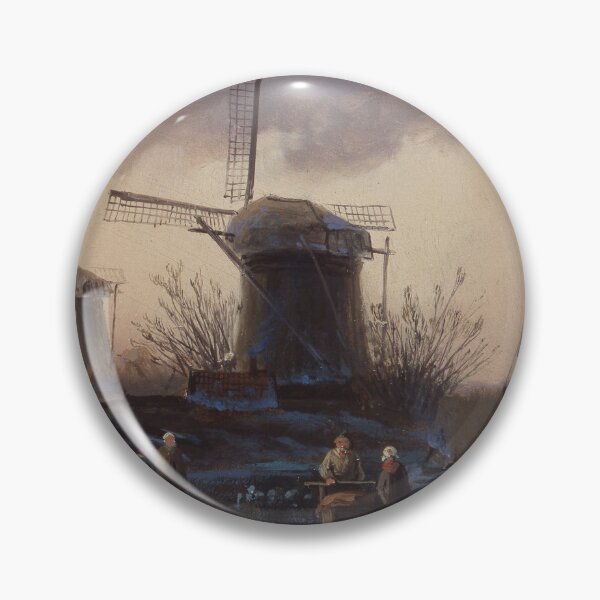 Item preview, Charles Leickert - Skaters on a Frozen River designed and sold by Rehs.