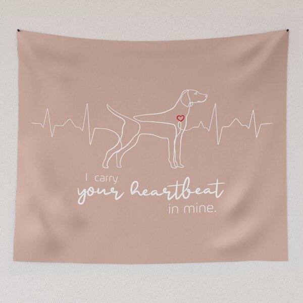 Item preview, Your heartbeat in mine - Weimaran designed and sold by BehinTheIdea.