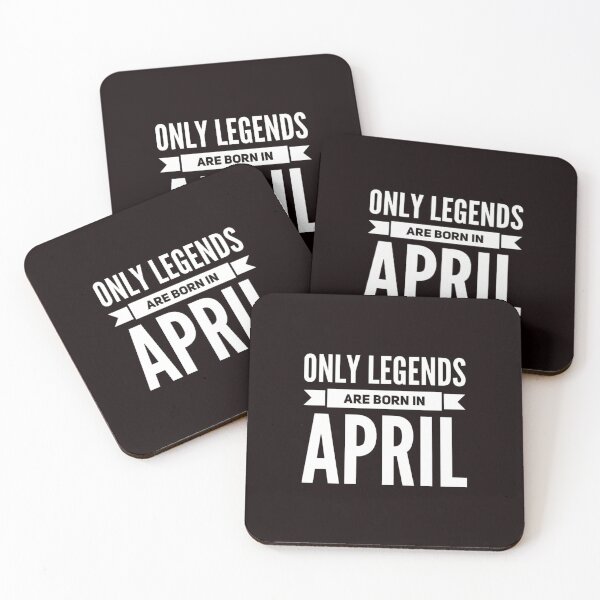 Item preview, Only Legends Are Born In April designed and sold by Mamibo.