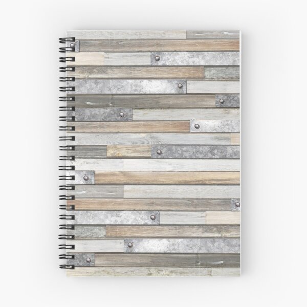 Item preview, Wood and Galvanized Metal Stripe designed and sold by Lynnea Washburn.