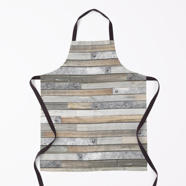 Item preview, Wood and Galvanized Metal Stripe designed and sold by Lynnea Washburn.