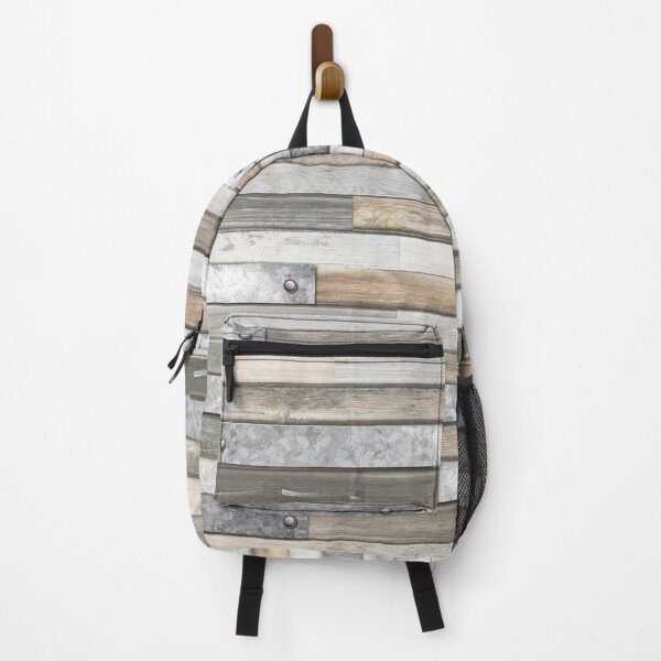 Item preview, Wood and Galvanized Metal Stripe designed and sold by Lynnea Washburn.