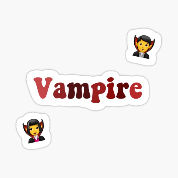 Aperçu de l'œuvre Autocollant vampire </ 3 tvd créée et vendue par niste.