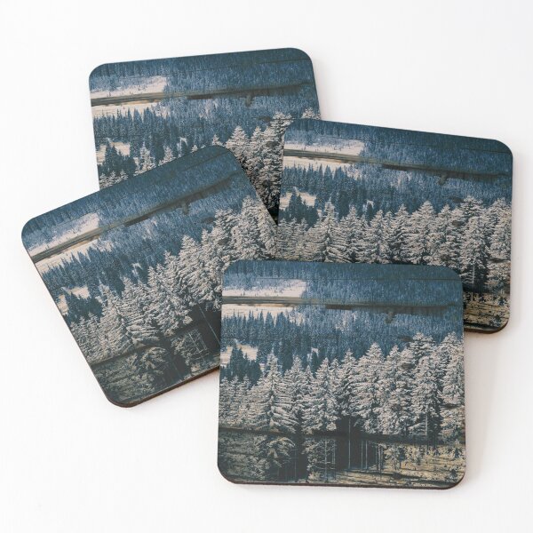 Item preview, Snowy Blue Mountain Forest designed and sold by AYACHI90.