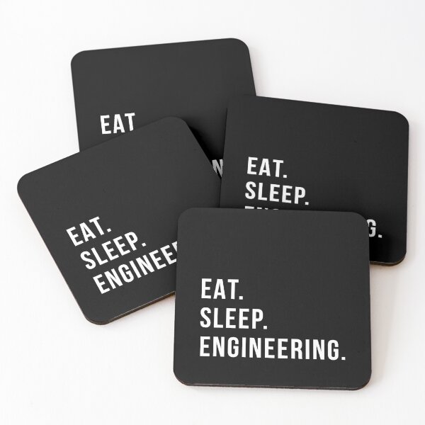 Item preview, Eat Sleep Engineering designed and sold by Time-is-Money.