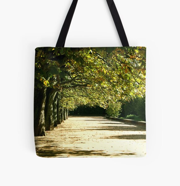 Trees path All Over Print Tote Bag
