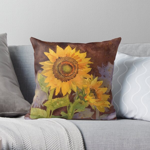 Sunflowers 1 Throw Pillow